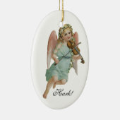 Horchen Sie! Engels-Verzierung Keramikornament (Rechts)
