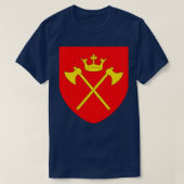 Hordaland-Wappen Norwegen T-Shirt (Design vorne)
