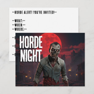 Horde Night Party Einladung