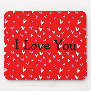 Höre ich Liebe Sie Mousepad