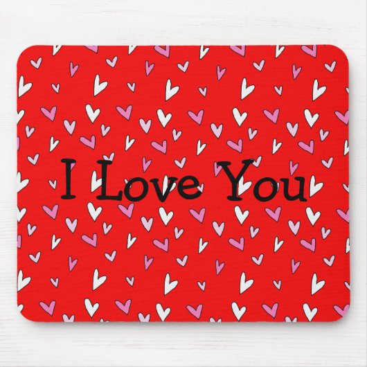 Höre ich Liebe Sie Mousepad (Vorne)