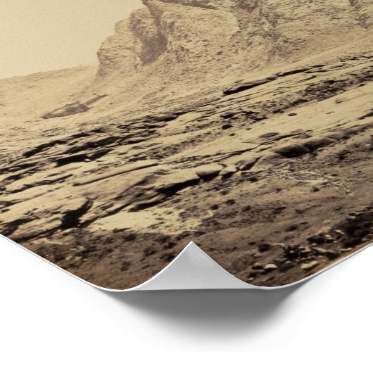 Horeb in der Wüste Sinai Poster (Ecke)