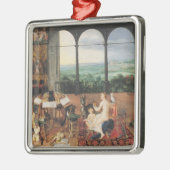 Hören, 1617 silbernes ornament (Links)