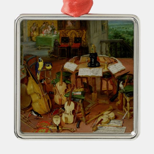 Hören, 1617 silbernes ornament (Vorne)