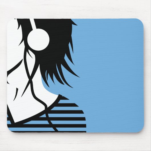 hören 2 die Musik _7 Mousepad (Vorne)