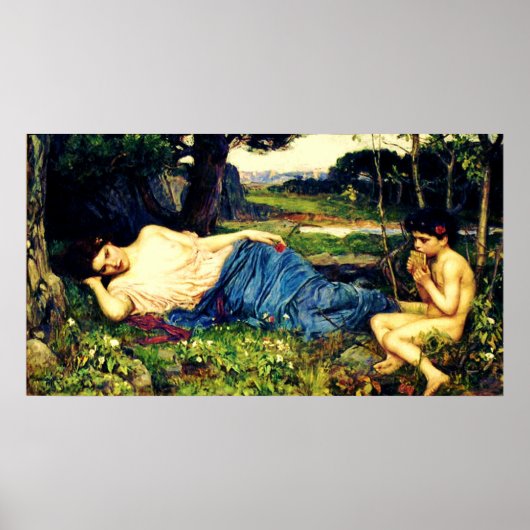 Hören auf seine süße Pipings (1911)~ Fine Art Poster (Vorne)