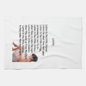 Hören Gedicht-Tuch Handtuch (Horizontal)