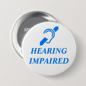 HÖREN - GEHINDERT BUTTON (Vorne & Hinten)