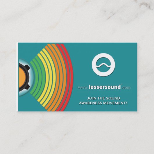Hören - gehinderte Identifikations-Karten für Visitenkarte (Vorderseite)