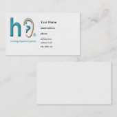 Hören - gehinderte Identifikations-Karten Visitenkarte (Vorne/Hinten)