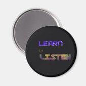 Hören lernen magnet (Vorderseite/Rückseite)
