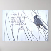 "hören" poster (Vorne)