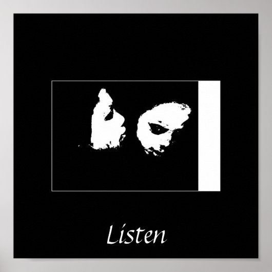 Hören Poster (Vorne)