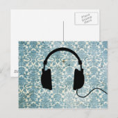 Hören Postkarte (Vorne/Hinten)