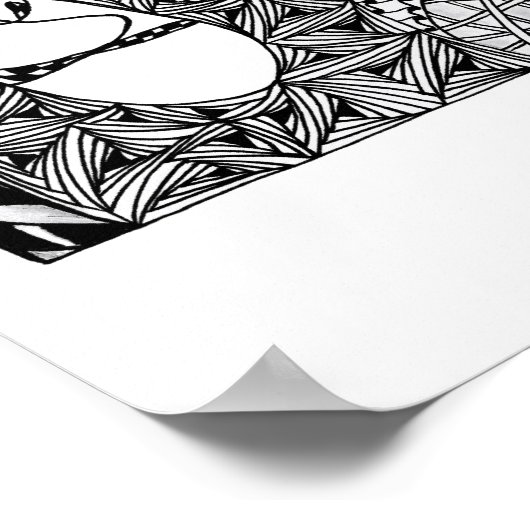 Hören, sehen Sie, sprechen Sie kein böses Poster (Ecke)