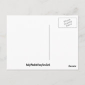 Hören Sie auf das Huhn Postkarte (Rückseite)