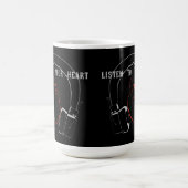 Hören Sie auf Ihr Herz Kaffeetasse (Mittel)