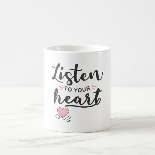 Hören Sie auf Ihr Herz-Stethoscope Kaffeetasse (Mittel)
