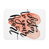 Hören Sie auf Ihr leichtes Magnet (Horizontal)