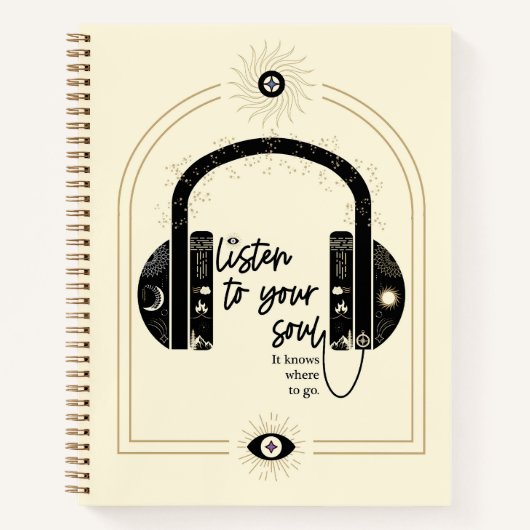 Hören Sie auf Ihr Soul Notizblock (Vorderseite)