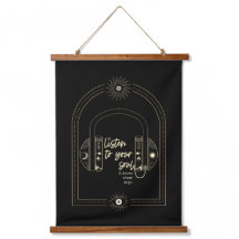 Hören Sie auf Ihr Soul (schwarz)