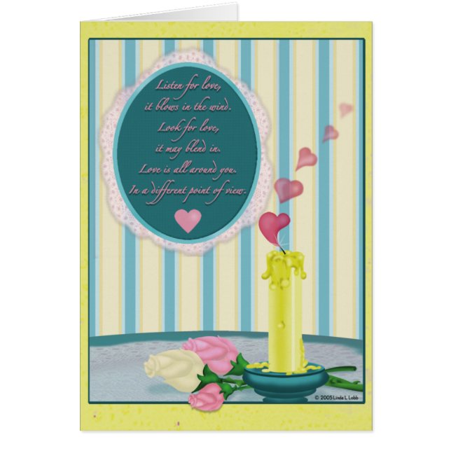 Hören Sie auf Liebe, es durchbrennt im Wind (Vorne)