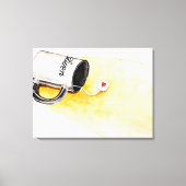 Hören Sie auf Liebe Leinwanddruck (Vorderseite)