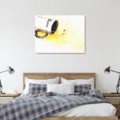 Hören Sie auf Liebe Leinwanddruck (Insitu (Schlafzimmer))