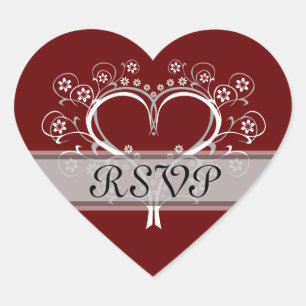 Hören Sie auf meine Heart Wedding Stickers