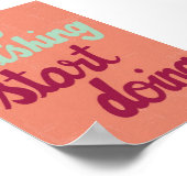 Hören Sie auf, Poster zu wünschen (Ecke)