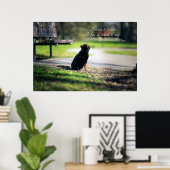 Hören Sie auf Schweigen Poster (Heimbüro)