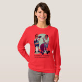 Hören Sie auf, sich für die lange Leere der lustig T-Shirt (Vorne ganz)