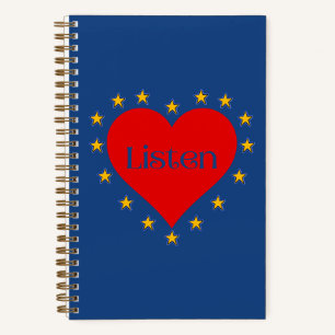 Hören Sie das Intuition Notebook in Blau Notizblock