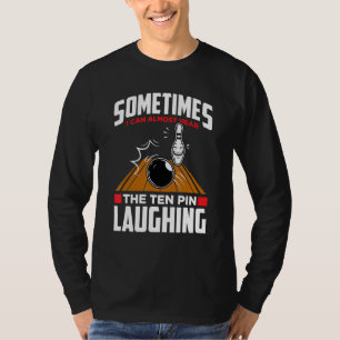 Hören Sie das Zehn-Button Laughing Bowler & Bowlin T-Shirt