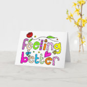 *HÖREN SIE, DASS SIE BESSER GEFÜHL SIND" SIEHE UNB KARTE (Gelbe Blume)