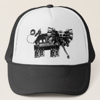 hören Sie die Elefanten Truckerkappe