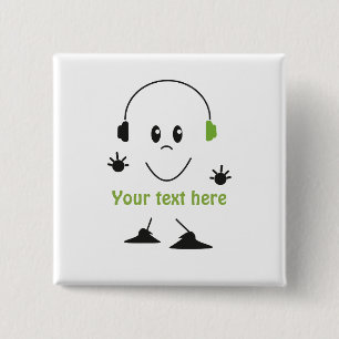 Hören Sie die Musik-Taste Button