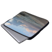 Hören Sie die Wellen Laptopschutzhülle (Vorne Knopf)
