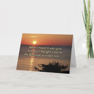 Hören Sie, es war Ihr Geburtstag Karte