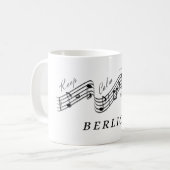 Hören Sie Hector Berlioz, klassischer Musikkomponi Kaffeetasse (Vorderseite Links)
