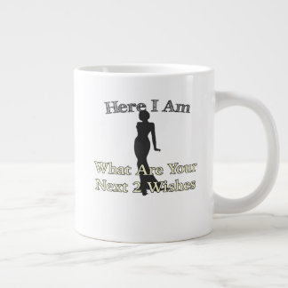 Hören Sie, ich bin die nächsten 2 Wünsche Jumbo-Tasse
