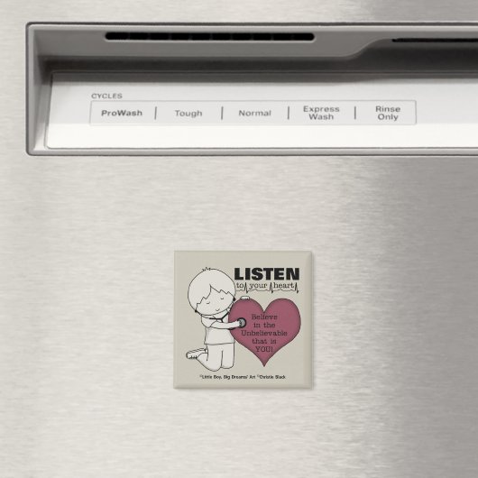 Hören Sie Ihr Herz Magnet (In Situ (Geschirrspüler))