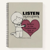 Hören Sie Ihr Herz Notizblock (Vorderseite)