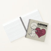 Hören Sie Ihr Herz Notizblock (Innenseite)