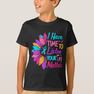 Hören Sie Ihr Lebensproblem psychische Gesundheit T-Shirt