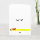Hören Sie! - Karte (Rückseite)