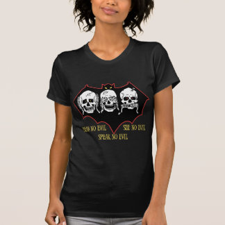 Hören Sie kein Übel, sehen Sie kein Übel, sprechen T-Shirt