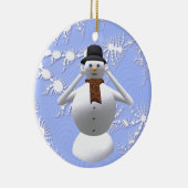 Hören Sie keine schlechte Keramik Ornament (Rechts)