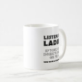 Hören Sie Ladys Funny Hunting Tasse (VorderseiteRechts)