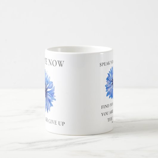 Hören Sie mich jetzt Kaffeetasse (Mittel)